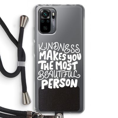 The prettiest: Xiaomi Redmi Note 10 Pro Transparant Hoesje met koord