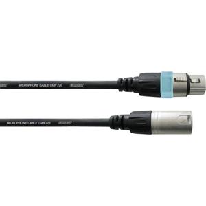 Cordial CCM20FM XLR Verbindingskabel [1x XLR-bus - 1x XLR-stekker] 20.00 m Zwart