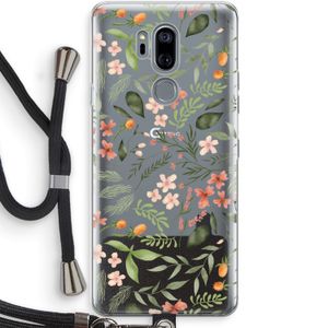 Sweet little flowers: LG G7 Thinq Transparant Hoesje met koord