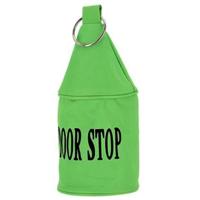 Esschert deurstopper Neon - 2,5 kg - canvas - groen - 13 x 13 x 28.5cm