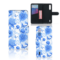 Hoesje voor Xiaomi Mi 9 Lite Flowers Blue