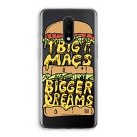 Big Macs Bigger Dreams: OnePlus 7 Transparant Hoesje