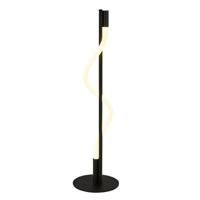 Searchlight Vloerlamp Serpent 141cm zwart EU57213BK - thumbnail