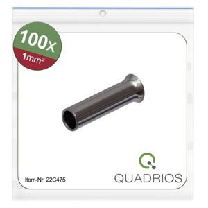 Quadrios 22C475 Adereindhulzen 1 mm² Ongeïsoleerd 100 stuk(s)