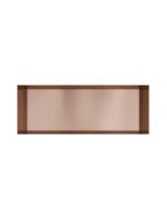 Hotbath &MORE Inbouwnis 30x80x10cm frameless Geborsteld Koper PVD