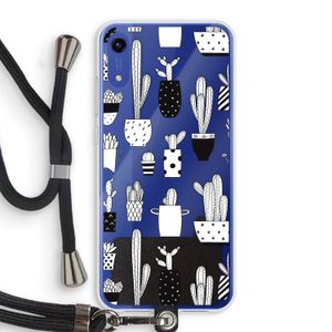 Cactusmotief: Honor Play 8A Transparant Hoesje met koord