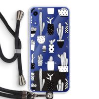 Cactusmotief: Honor Play 8A Transparant Hoesje met koord