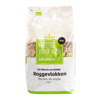 De Halm Roggevlokken (bio) 500 gram