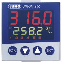 Jumo dTRON 316 PID Temperatuurregelaar Pt100, Pt500, Pt1000, KTY11-6, L, J, U, T, K, E, N, S, R, B, C, D -200 tot +2400 °C Relais 3 A, Analoge stroom (l x b x - thumbnail