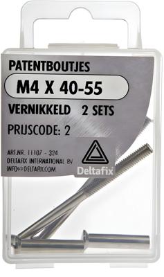 Patentbout m4 40/55 vern 2sets - Deltafix
