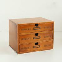 Drie Pumping retro houten lade opbergkast Bureau