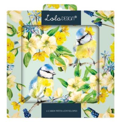 Kaartenmapje Lola Pimpelmees, 6 Stuks met Enveloppen