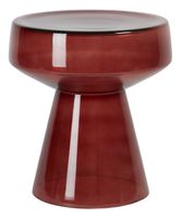 Light & Living Bijzettafel 'Dakwa' Ø37cm, kleur Bordeaux