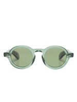 Moscot lunettes de soleil Foygel à monture ronde - Vert