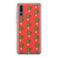 Mini cactus: Huawei P20 Pro Transparant Hoesje - thumbnail