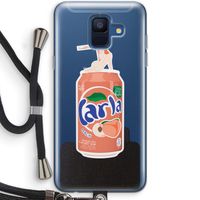 S(peach)less: Samsung Galaxy A6 (2018) Transparant Hoesje met koord