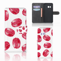 HTC U11 Book Cover Pink Macarons - thumbnail