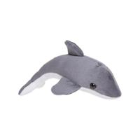 Nature planet pluche bruinvis knuffel - 26 cm - walvis achtigen - zeedieren