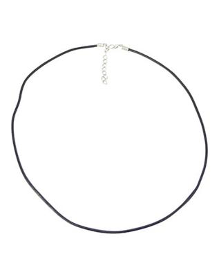 Ruben Robijn Halsketting waskoord met verlengketting zwart 1 Stuks Ruben Robijn Halsketting waskoord met verlengketting zwart 1 Stuks