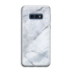 Witte marmer: Samsung Galaxy S10e Transparant Hoesje