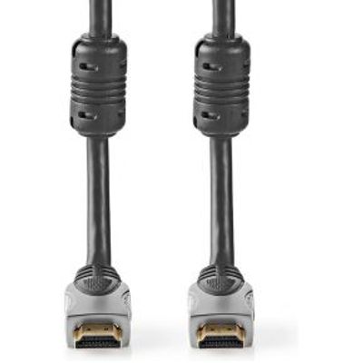 High Speed HDMI-Cable Ethernet | HDMI-connector - HDMI-connector | 1.50 m | Anthracite