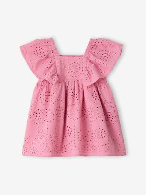 Jurk baby meisjes Engels borduurwerk rozen