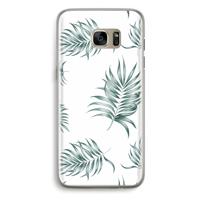 Simple leaves: Samsung Galaxy S7 Edge Transparant Hoesje - thumbnail