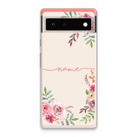 Rozen: Google Pixel 6 Transparant Hoesje