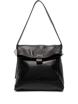 Off-White sac porté épaule en cuir - Noir