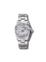 Jacquie Aiche montre Rolex Oyster Perpetual 34 mm customisée pre-owned - Argent