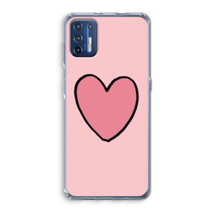 Hartje: Motorola Moto G9 Plus Transparant Hoesje
