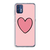 Hartje: Motorola Moto G9 Plus Transparant Hoesje