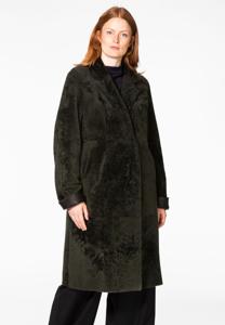 Yoek Coat lammy | Groen | Maat 46/48