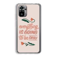 Optimistic flower girl: Xiaomi Redmi Note 10S Transparant Hoesje