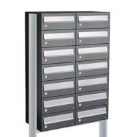 Allux Hive Set 2-Breed, 7-Hoog Op Statief Antraciet - 40030065_2x7s
