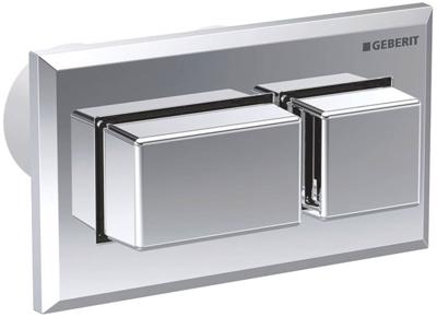 Geberit Sigma afstandsbediening uitstekend chroom voor Sigma reservoir 8cm (UP720)