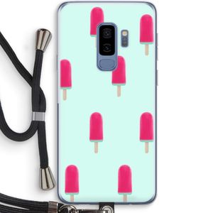 Waterijsje: Samsung Galaxy S9 Plus Transparant Hoesje met koord