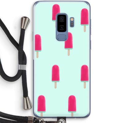 Waterijsje: Samsung Galaxy S9 Plus Transparant Hoesje met koord