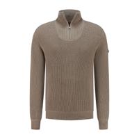 Travelin' Men - Mock neck - Zand - Maat M Travelin' Men - Mock neck - Zand - Maat M