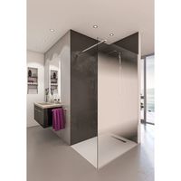 Inloopdouche BWS Free Time 140x200 cm Mist Glas Timeless Coating Chroom Boss & Wessing