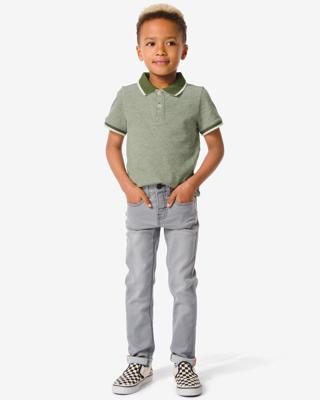HEMA Kinder broek jogdenim skinny fit grijs (grijs)
