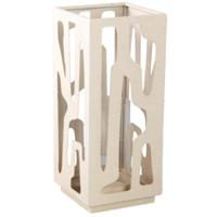 PTMD windlicht dewey creme 42 cm | 2 stuks