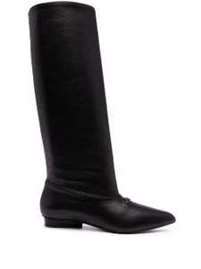 Ferragamo bottes Gancini - Noir