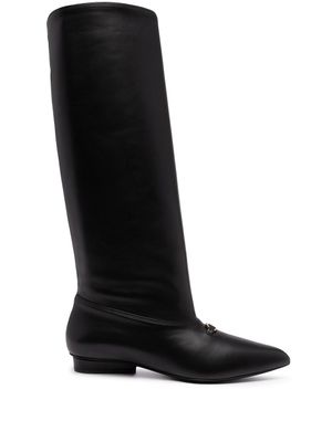 Ferragamo bottes Gancini - Noir