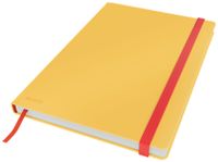 Leitz Cosy notitieboek met harde kaft, voor ft B5, geruit, geel - thumbnail