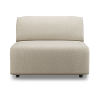 HKliving Jax bank middle Pure Ivory