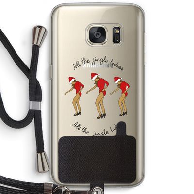 Jingle Ladies: Samsung Galaxy S7 Transparant Hoesje met koord