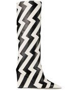 Jimmy Choo bottes Blake 85 mm en cuir - Noir - thumbnail