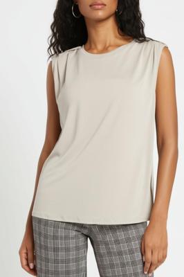 Only Onlfree Life S/l Modal Satin Mix Top Jrs Tops En Singlets Feather Gray