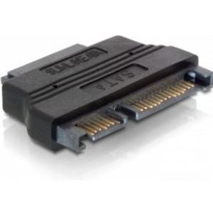 DeLOCK SATA 22-pin / Slim SATA Adapter SATA 22-pin M Slim SATA 13-pin FM Zwart